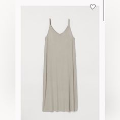 Size Xs H&M Midi Dress - Never Worn! Very Stretch - Fits More Like A Small/Medium Vs. An Xs. Soft Cotton Material. H&m V-neck Midi Dress For Summer, H&m Summer Midi Dress, H&m Cotton Midi Dress For Summer, H&m Sleeveless Midi Dress For Daywear, H&m Cotton Midi Dress, H&m V-neck Summer Midi Dress, Casual Cotton Midi Dress By H&m, H&m Casual Sleeveless Midi Dress, Casual Sleeveless Midi Dress By H&m