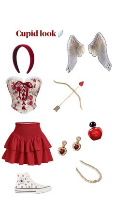 Espero que gostem💕 Amor Costume, Cupid Costume Ideas, Mal Halloween Costume, Blonde Halloween Costumes, Hallowen Ideas, Trio Halloween Costumes