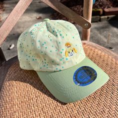 Official Animal Crossing Nintendo Baseball Cap / Hat Licensed Nintendo. New. Quick Shipping And Reliable Seller! Yellow Cotton Trucker Hat, Yellow Dad Hat Baseball Cap For Summer, Yellow Dad Hat For Summer, Cute Adjustable Baseball Cap With Short Brim, Yellow Cotton Trucker Hat With Curved Brim, Trendy Yellow Snapback Hat, Yellow Casual Snapback Hat, Fun Dad Hat With Visor, One Size Fits Most, Fun Cotton Visor Hat