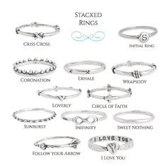 Silver Stackable Midi Rings For Promise, Trendy Adjustable Sterling Silver Midi Rings, Trendy Stackable Rings For Anniversary, Trendy Adjustable Stackable Rings For Anniversary, Trendy Stackable Midi Rings For Anniversary, Silver Adjustable Midi Rings, Adjustable Silver Midi Rings For Everyday Wear, Trendy Sterling Silver Stackable Rings For Everyday, Trendy Everyday Sterling Silver Stackable Rings