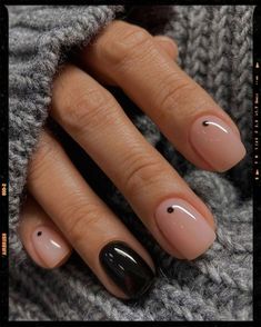 Unhas decoradas minimalista Unghie Sfumate, Pink Nail, Neutral Nails, Dipped Nails, Minimalist Nails, Chic Nails