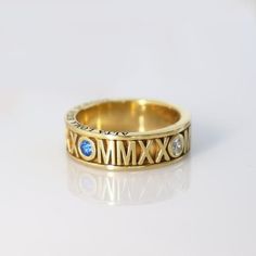 Roman Numeral  Numeral Class Rings , Ring for Women , High School Class Ring ,University Class Ring,Graduation Gift in Alloy ❃ 𝐎𝐮𝐫 𝐒𝐞𝐫𝐯𝐢𝐜𝐞𝐬 ❃ ✥ 𝐄𝐚𝐬𝐲 𝐏𝐚𝐲𝐦𝐞𝐧𝐭 𝐏𝐥𝐚𝐧 ↣ Minimum 100 USD Order Value. ↣ Production Start after 70% Payment Comes. ↣ Jewelry ship after Full Payment only. ↣ The buyer has to pay all Installment on time period whichever finalizes while place order. ✥ 𝐅𝐫𝐞𝐞 𝐄𝐧𝐠𝐫𝐚𝐯𝐢𝐧𝐠 ↣ It's a complimentary service, which could be done after customer requests. ↣ Any special character or long message will be Chargeable. ↣ If your ordered jewelry has not enough space for your engraved word will long, we will inform you about that. ✥ 𝐑𝐮𝐬𝐡 𝐎𝐫𝐝𝐞𝐫 ↣ Possible in selected items only. ↣ Making time will be 5-14 days, which you have to confirm before pl Class Rings High School, Graduation Ring, Roman Numeral Ring, Class Rings, Graduation Rings, Unique Silver Jewelry, Graduation Year, High School Classes, School Class