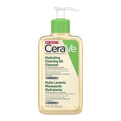 CeraVe Hydrating Foaming Oil Cleanser | normal to dry skin | sensitive skin cleanser | cleanse | hydrate | body cleanser | cerave cleanser | Ireland Cerave Oil Cleanser, Hydrating Foaming Oil Cleanser, Cera Ve, Cerave Cleanser, Care Basket, Hydrating Cleanser, Skincare Essentials, Skin Care Cleanser, Oil Cleanser