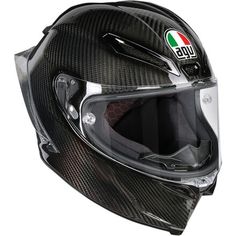 a motorcycle helmet with the italian flag on it