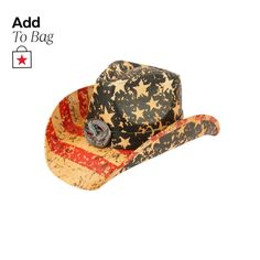 in stock Americana Style Curved Brim Hat For 4th Of July, Country Style Cap Straw Hat For Country Events, Americana Hats For Summer Country Events, Americana Style Hats For Summer Country Events, Americana Style Curved Brim Hat For Rodeo, Adjustable Patriotic Hats For Country Events, Luxury Fitted Cowboy Hat For Western-themed Events, Patriotic Adjustable Hats For Country Events, Americana Curved Brim Hat For Rodeo