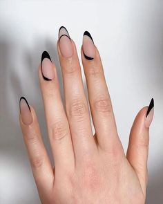 Nail Aesthetic, Almond Acrylic, 2024 Nails, Matte Black Nails, Black Acrylic Nails, Fake Nails With Glue, Hair Nails, Stick On Nails, Nail Inspiration