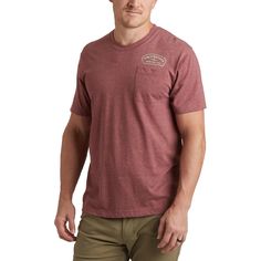 The Select Pocket T-Shirt for Men brings classic Howler Brothers style to an everyday staple. The Select's crew neckline, single chest pocket, and short sleeves all add up to a classic-looking shirt that pairs well with everything from weekends on the coast to work from home days. Relaxed Fit T-shirt With Left Chest Pocket, Casual Short Sleeve T-shirt With Chest Pocket, Cotton Short Sleeve Tops With Left Chest Pocket, Howler Brothers, Surf Brands, Red Shorts, Pocket Tshirt, T Shirt For Men, The Coast