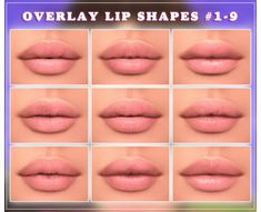 #sims4 #sims4customcontent #s4cc #ts4cc sims 4 genetics cc sims 4 skin details sims 4 makeup Fluffy Lips, Female Lips, Play Sims 4, The Sims 4 Pc