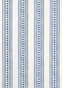 a blue and white striped fabric