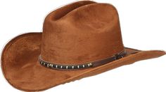 Cowboy Hat, Faux Suede, Camel, Cowboy