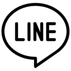 the word line in a speech bubble