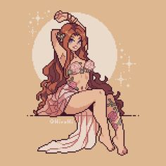 Female Pixel Art, Fairycore Pixel Art, Pixel Fantasy Art, Dark Fantasy Pixel Art, Pixel Art Tutorial