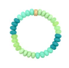 Our Zoey Ombre Candy Beaded Bracelet is a rainbow of joy for your wrist! Sweeten up your style with a playful blend of candy-colored beads. It's a delicious burst of fun that adds a pop of vibrant charm to any outfit. Wear it and let the colors of happiness dance on your wrist! Size: 6.5" Stretch Green Stretch Bracelet With Colorful Heishi Beads, Green Heishi Beads Bracelets For Summer, Green Heishi Beads Stretch Bracelet With Colorful Beads, Playful Green Beaded Bracelets, Playful Green Friendship Bracelets With Colorful Beads, Hand-strung Green Beaded Bracelets For Summer, Everyday Turquoise Bracelets With Colorful Beads, Summer Green Hand-strung Beaded Bracelets, Green Stretch Bracelet With Round Beads