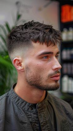 Following doesnt cost you anything and helps me a lot! 🐼 Very Short Hair Men, Crew Cut Haircut, Young Men Haircuts, Men Fade Haircut Short, Short Fade Haircut, Mens Hairstyles Fade, Mens Haircuts Short Hair, Crop Haircut