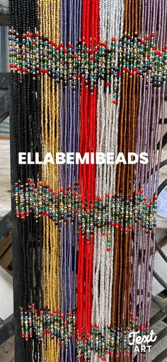 Free shipping  5 strands per each design Bead Store Shops, Belly Jewelry, Waist Beads, Bead Store, Belly Chain, Body Jewellery, How To Make Beads, Ghana, Dark Red