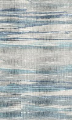 an abstract blue and white background with small waves on the fabric in shades of gray