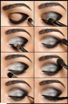 Smokey Eyes Tutorial, Teknik Makeup, Make Up Diy, Mekap Mata, Makeup Tip, Smokey Eye Tutorial, Smokey Eye Makeup Tutorial, Smink Inspiration, Beauty Make-up