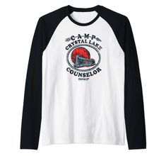 PRICES MAY VARY. Solid Colors: 100% Cotton; Heather Grey Body: 90% Cotton, 10% Polyester; Dark Heather Sleeves: 50% Cotton, 50% Polyester Imported Pull On closure Machine Wash Friday the 13th Camp Counselor is 100% authentic, officially licensed Friday the 13th apparel, that comes in t shirt, tank top, raglan, styles! Friday the 13th, Happy Birthday Jason Voorhees. Due to counselors lack of attention Jason drowns as a young boy at Camp Crystal Lake. He comes back for revenge. So if you are a cam Black Cotton Top For Camping, Black Cotton Tops For Camping, Happy Birthday Jason, Lack Of Attention, Camp Crystal Lake, Hockey Mask, Camp Counselor, Crystal Lake, Jason Voorhees