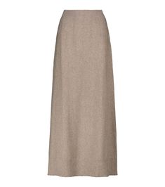 The Halliday maxi skirt from Altuzarra is made from pure cashmere knit in beige. The high-rise design is accented with nothing but a ribbed waistband. Beige Long Skirt, Beige Maxi Skirt, Knit Long Skirt, Knit Maxi Skirt, Outfit Inspo Fall, Long Skirt, Designing Women, Maxi Skirt, Color Design