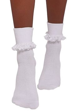 White Socks Outfit, Gothic Tights, Supreme Being, Black Soul, Frilly Socks, Build Yourself, Ruffled Socks, Socks And Heels