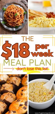 Cheap Grocery List For Two, Meal Plan Cheap, Grocery List For Two, Meal Planning For One, Frugal Meal Plan, Extremely Cheap Meals, Frugal Family Meals, Cheap Grocery List, Dirt Cheap Meals