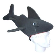 This Open Mouth Shark Hat will definitely make you stand out at your next Party, Hora Loca, Wedding, Corporate Event, Birthday, Quinceanera, or Halloween Party! It can be used as a wedding hats, top hats, photo booth props, or a party favor. Shark Hat, Foam Party, Shark Gifts, Novelty Hats, Shark Art, Wig Party, Shark Party, Halloween Hats, Open Mouth