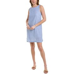 Color/Pattern: Blue Butterfly Approximately 36in From Shoulder To Hem Model Is 5'11 And Is Wearing A Size Small. Measurements May Vary Slightly By Size. Keyhole Button Closure Shell: 55% Linen, 45% Cotton Lining: 100% Cotton Machine Wash Imported Blue Linen Mini Dress For Vacation, Casual Linen Mini Dress For Brunch, Blue Linen Sundress For Vacation, Casual Linen Mini Dress For Daytime, Chambray Shirt Dress, Midi Sundress, Cotton Sundress, Paisley Print Dress, Womens Shift Dresses