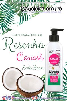 Quer lavar os cabelos de uma forma super-suave?    Não tem mais desculpa! A Seda lançou um cowash liberadíssimo para quem quer lavar os cabelos com condicionador. Quer saber o que a gente achou dos ingredientes e do resultado?    Acessa a resenha aqui: http://www.cabeleiraempe.com.br/2018/02/resenha-cowash-seda-boom-liberado-no-poo-low-poo-ph-embalagem-ingredientes-composicao-textura-cor-cheiro-modo-de-uso-resultados-preco-onde-encontrar.html Seda Boom, Hand Soap, Beauty Products, Hand Soap Bottle