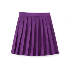 Look bright and beautiful in this Candy Color Pleated Skirt! Crafted from a light, airy fabric, it features a pleated construction for enhanced movement and comfort. Available in a range of bold candy colors, this skirt will help you stand out from the crowd and its large size range of XS-5XL ensures that everyone looks and feels their best. Make a statement with this cute and flattering skirt! Size Chart: Size Waist (cm) Length (cm) Waist (in) Length (in) XS 61 41 24.02 16.14 S 65 41 25.59 16.1 Black Mini Pleated Skirt, Purple Pleated Skirt, Mini Skirt Plaid, Summer Japan, Dance Black, Blue Pleated Skirt, Girl Uniform, Mini Pleated Skirt, Pleated Skirt Short