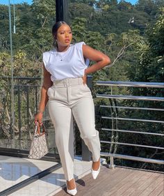 Summer Office Outfits Black Women, Summer Work Outfits Black Women, Wears For Ladies, Corporate Wears, Working Girl Outfits, Stylish Business Outfits, Summer Business Casual Outfits, Corporate Wear