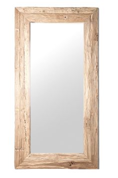 Natural Teak Rectangular Mirror | Dareels Erosi 110 | Woodfurniture.com Rectangular Mirror, Closer To Nature, Bath Furniture, Wood Kitchen, Belleza Natural, Rustic Design, The Mirror, Kitchen And Bath, Wood Furniture