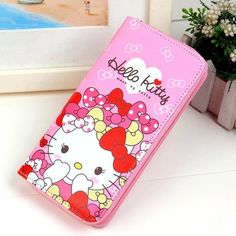 Hello Kitty Wallet Organizer Long Pink Red Bows 3 Compartments Zipper Closure 3 Main Compartments Zipper Pocket For Change 12 Id/Card Pockets Well-Made/Sturdy Pu Leather Zipper Closure 7.75 Inches X 4.25 Inches X 1 Inch (Approximately) Hellokitty, Kitty, Kitsch, Shop, Hello Kitty, Retro, Retrokitsch, Kitty, Hello, Hello-Kitty, Kawaii, Cute, Harajuku, Wallet, Clutch, Organizer, Accessory Cute Rectangular Wallet With Zipper Closure, Cute Rectangular Wallets With Zipper Closure, Cute Daily Wallets With Zipper Closure, Cute Red Wallets For Everyday Use, Cute Red Wallets For Daily Use, Hello Kitty Wallet, Shop Hello Kitty, Hello Kitty Room Decor, Wallet Organizer