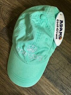 Adams Cool Crown Leather Strapback Mint Ball Cap Hat NWT Embroidered  | eBay Baseball Cap Style, Baseball Caps Fashion, Cap Style, Ball Cap, High Quality Leather, Green Color, Baseball Cap, Caps Hats, Accessories Hats