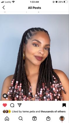 Short Fulani Braids With Beads, Butterfly Hairstyle, Short Box Braids, Really Short Hair, African Hair Braiding Styles, Braids Hairstyles Pictures, Cute Box Braids Hairstyles, Quick Braided Hairstyles, Protective Hairstyles Braids