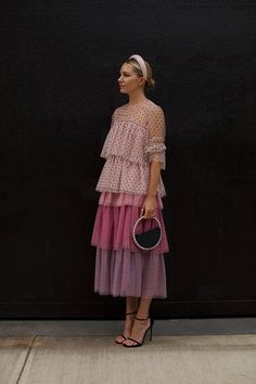 Tiered Tulle Skirt, Blair Eadie, Skirt Tulle, Tulle Top, Tulle Midi Skirt, Looks Street Style, Mode Inspo, Inspiration Mode, Looks Style