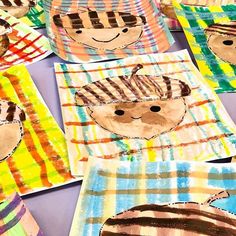 children's handmade paper towels with pictures of animals on them