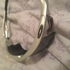 Like-New Oakley Performance Sunglasses. Worn Maybe 5 Times. Great Condition. Non-Prescription. Formal Silver Anti-reflective Sunglasses, Modern Silver Sunglasses, Elegant Silver Anti-reflective Sunglasses, Oakley Men, Colored Sunglasses, Sunglasses Accessories, Mens Accessories, Like New, Man Shop