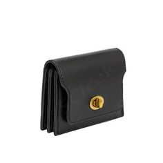 A stylish, yet eco-friendly wallet crafted with two card slots. DETAILS- Vegan Leather- Measures 4.25"W x 3.5"H x 1.25"D- Turn-Lock Closure- Brass-Tone Hardware
 ... more Wallet Craft, Card Case Wallet, Card Case, Leather Fashion, Leather Handmade, Front Pocket