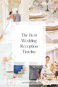 the best wedding reception time - line for every bride and groom in their wedding day