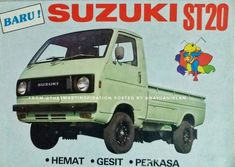 an advertisement for the suzuki st20 pickup truck