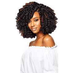 Outre X-Pression Pre-Looped Crochet Hair - Curlette Large 20" Crochet Braids Hairstyles For Kids, Ways To Braid Hair, Pre Looped Crochet Hair, Butter Blonde, Hairstyles Professional, Choppy Hairstyles, Crochet Braiding Hair, Curly Crochet Hair, Blonde Box Braids