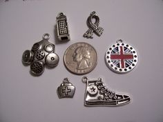 Who's Your Favorite Doctor Charms for DIY jewelry or craft projects by GreenGamesJewelry, $14.99 - Police Box Telephone Booth, Scarf, London Union Jack, Star Tennis Shoe, Doctor Medical Bag, Gas mask - Great for projects about the doctor! Crafting Corner, Random Crafts, Medical Bag, Telephone Booth, Geek Jewelry, Phone Box, Police Box