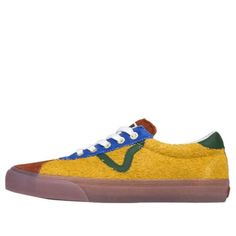 Vans Epoch Sport LQQK Studio YELLOW VN0A3MUIQJW (SNKR/Skate/Low Top/Non-Slip/Wear-resistant/Shock-absorbing) Retro Yellow Sneakers For Skateboarding, Yellow Retro Sneakers For Skateboarding, Retro Yellow Skate Shoes For Sports, Retro Yellow Sneakers With Vulcanized Sole, Yellow Sporty Skate Shoes With Vulcanized Sole, Sporty Yellow Skate Shoes With Vulcanized Sole, Casual Yellow Custom Sneakers With Gum Sole, Yellow Custom Sporty Sneakers For Skateboarding, Sporty Yellow Custom Sneakers For Skateboarding