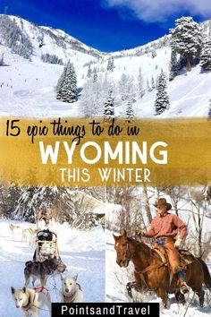 15 Epic Things to do in Wyoming This Winter Christmas In Wyoming, Wyoming In Winter, Wyoming Aesthetic, Pinedale Wyoming