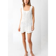 Thanks For Checking Out Our Fabulous Posh Closet!! All Of Our Items Are New With Tags! Never Worn Or Used <3 - Description: You're Going To Want To Pack This For Your Next Vacation! Elevate Your Beach Style With The Ivy Crochet Mini Dress In Crisp White, A True Staple For Any Sunny Escape. This Effortlessly Chic Piece Captures The Essence Of Laid-Back Elegance And Is Tailor-Made For Leisurely Days By The Sea. Its Versatile Design Allows It To Double Up As A Stylish Cover-Up, Perfect For Slipping Summer Crochet Dress With Lace Trim, Mini Length, Spring Mini Length Crochet Top With Trim, Crochet Lace Dress For Day Out, Chic Mini Dress With Crochet Trim For Vacation, Chic Crochet Trim Mini Dress For Vacation, Summer Crochet Lace Dress For Day Out, Chic Summer Open Knit Mini Dress, Fitted Mini Crochet Top For Vacation, White Crochet Mini Dress For Spring