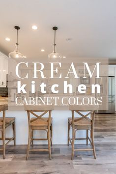 cream cabinets, ivory kitchen cabinets, cream cabinets kitchen, kitchen ideas, kitchen inspiration, neutral kitchen, neutral kitchen ideas, neutral kitchen cabinets, kitchen renovation, kitchen remodel, small kitchen ideas, kitchen remodel on a budget, neutral paint colors for kitchen cabinets, modern organic kitchen, timeless kitchen, cabinet paint colors, kitchen 2023 trends.

see more at: 
https://byannabellerose.com/the-prettiest-cream-colored-kitchen-cabinets-ideas-youll-love/ Cream Kitchen Island Ideas, Natural Cream Cabinets Kitchen, Oatmeal Color Kitchen Cabinets, Cream Colored Kitchen Cabinets Ideas, Cream Colored Kitchen Cabinets With Black Hardware, Toupe Cabinets Kitchen, Creamy Farmhouse Kitchen, Kitchens Cream Cabinets, Soft Beige Cabinets