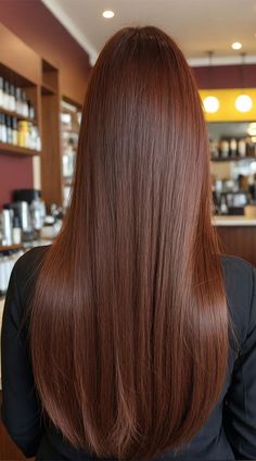 26 Year Old Haircut, Light Brown Hair Chocolate, Brown Hair Morena Skin, Chestnut Brown Hair Aesthetic, Auburn Hair On Asian, Chic Lob Haircut, Hair Color Ideas On Brown Skin, Highlight For Dark Brown Hair