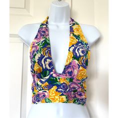 Brand New And Never Before Used Zara Floral Halter Tank Top Size : M Material : 100 % Cotton Mint Condition | Brand New | Tags Attached I Usually Ship Out My Packages Within 2-3 Business Days. If There Are Any Delays Due To My Schedule, I Always Make Sure To Let My Customers Know! All Sales Are Final | No Returns If You Have Anymore Questions, Please Feel Free To Message Me At Anytime! Yellow Zara Top For Party, Zara Yellow Party Top, Fitted Yellow Zara Top, Vibrant Yellow Floral Print Tops, Zara Yellow Beach Top, Yellow Summer Top With Vibrant Print, Zara Yellow Summer Top, Yellow Summer Tops With Vibrant Print, Vibrant Yellow Tops For Vacation