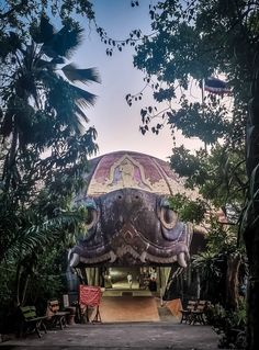 temple inside a turtle shape in thailand Thailand Temple Aesthetic, Bangkok Temples, Thailand Temples, Thai Buddhist Temple, Dragon Temple Thailand