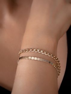 Take a daring leap and elevate your style with our 14K Solid Gold Figaro Chain Bracelet. Embrace the exhilaration of the Italian Figaro Chain Link and Square Cut Chain, perfect for stacking or wearing solo. With a bold Cuban Chain design, this Chain Set will add a touch of adventure to any outfit! 🎁 PRODUCT DETAILS ✪ Handmade / Handcrafted Fine Jewelry  ✪ Gold Weight: Approx. 7.00g (Since it is handmade, Weight may vary by (+-) 10 percent)  ✪ Metal:  14K Solid Gold   ✪ Length of the each Bangle Gold Figaro Chain, Cuban Bracelet, Bracelet Stacking, Figaro Chain, Figaro Chains, Chain Design, Square Cut, Cuban Chain, Jewelry Gold